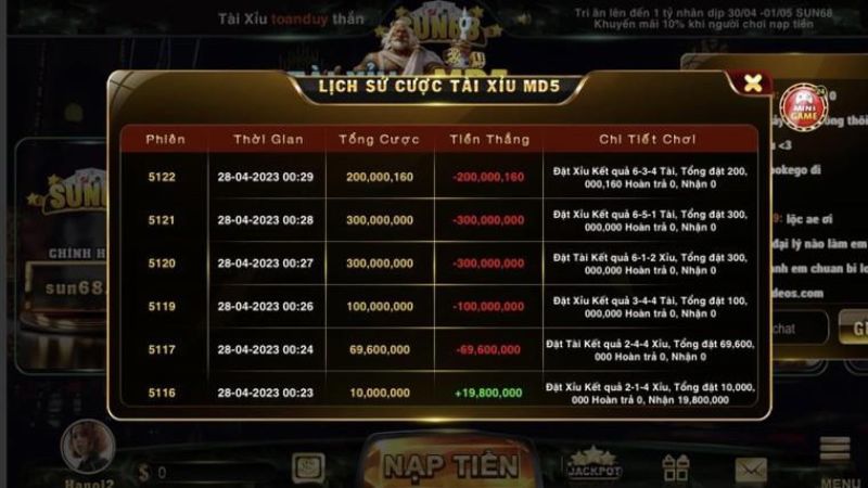 Ảnh lịch sử giao dịch rút tiền thường được chia sẻ